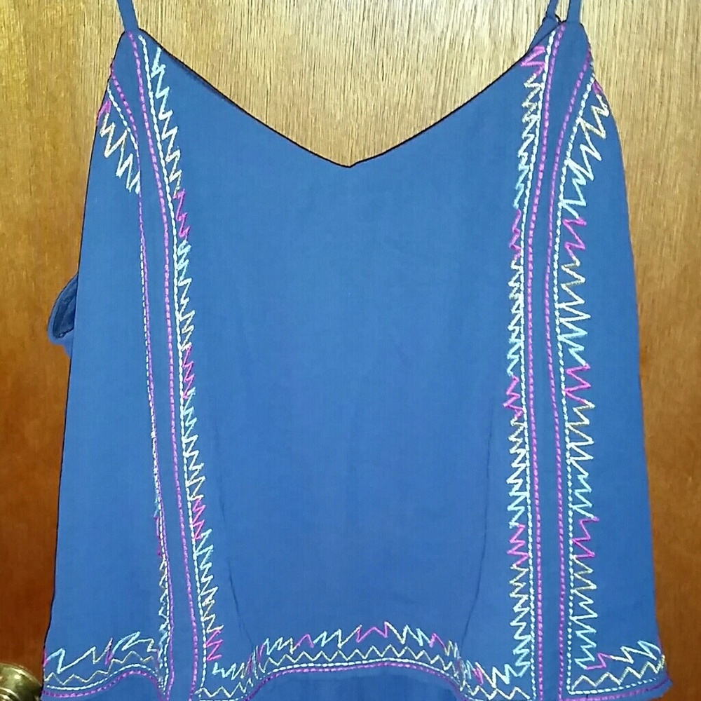 Navy blue romper